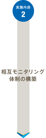 実施内容2 相互モニタリング体制の構築