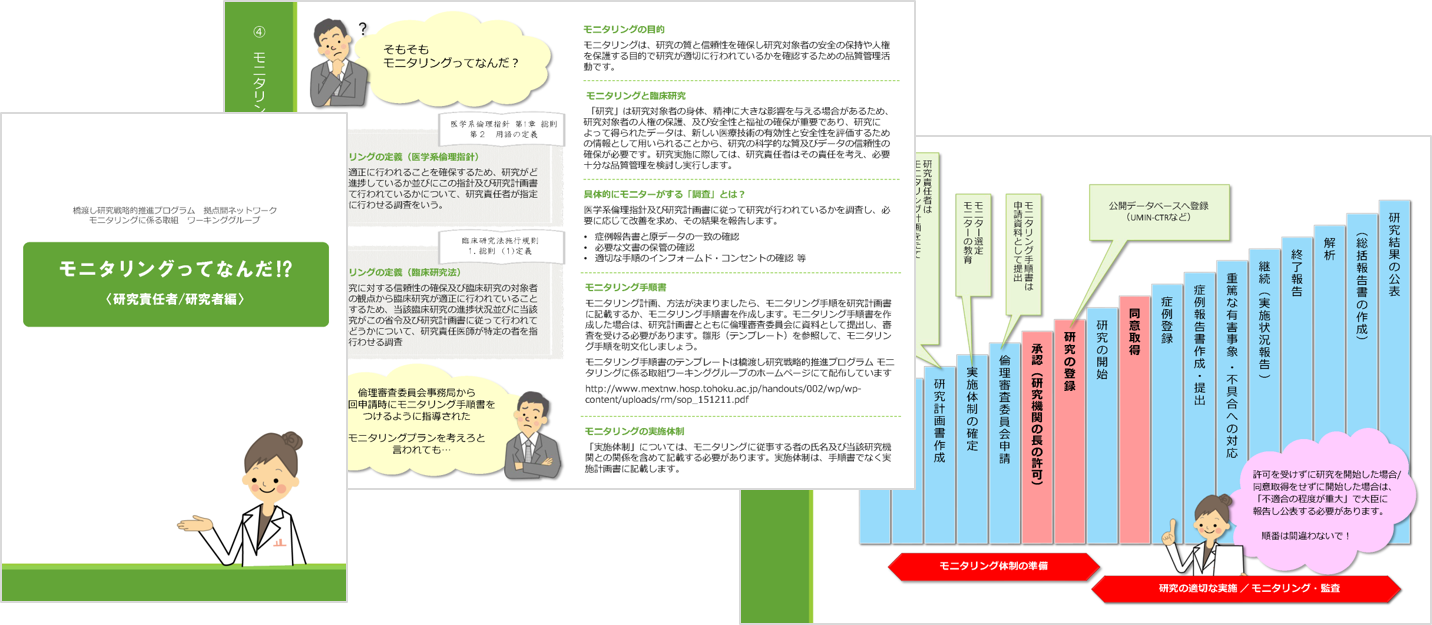 成果物 モニタリング 臨床研究の信頼性確保